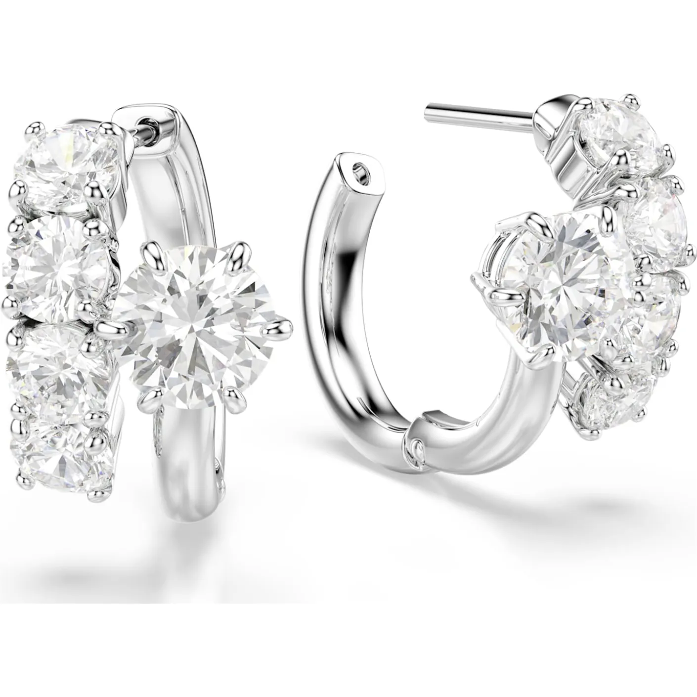 Matrix hoop earrings