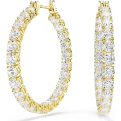 Matrix hoop earrings