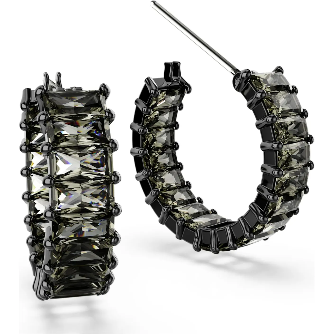 Matrix hoop earrings
