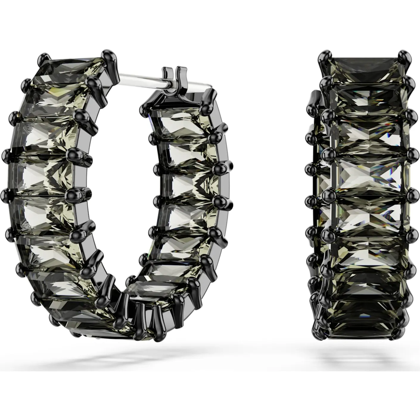 Matrix hoop earrings