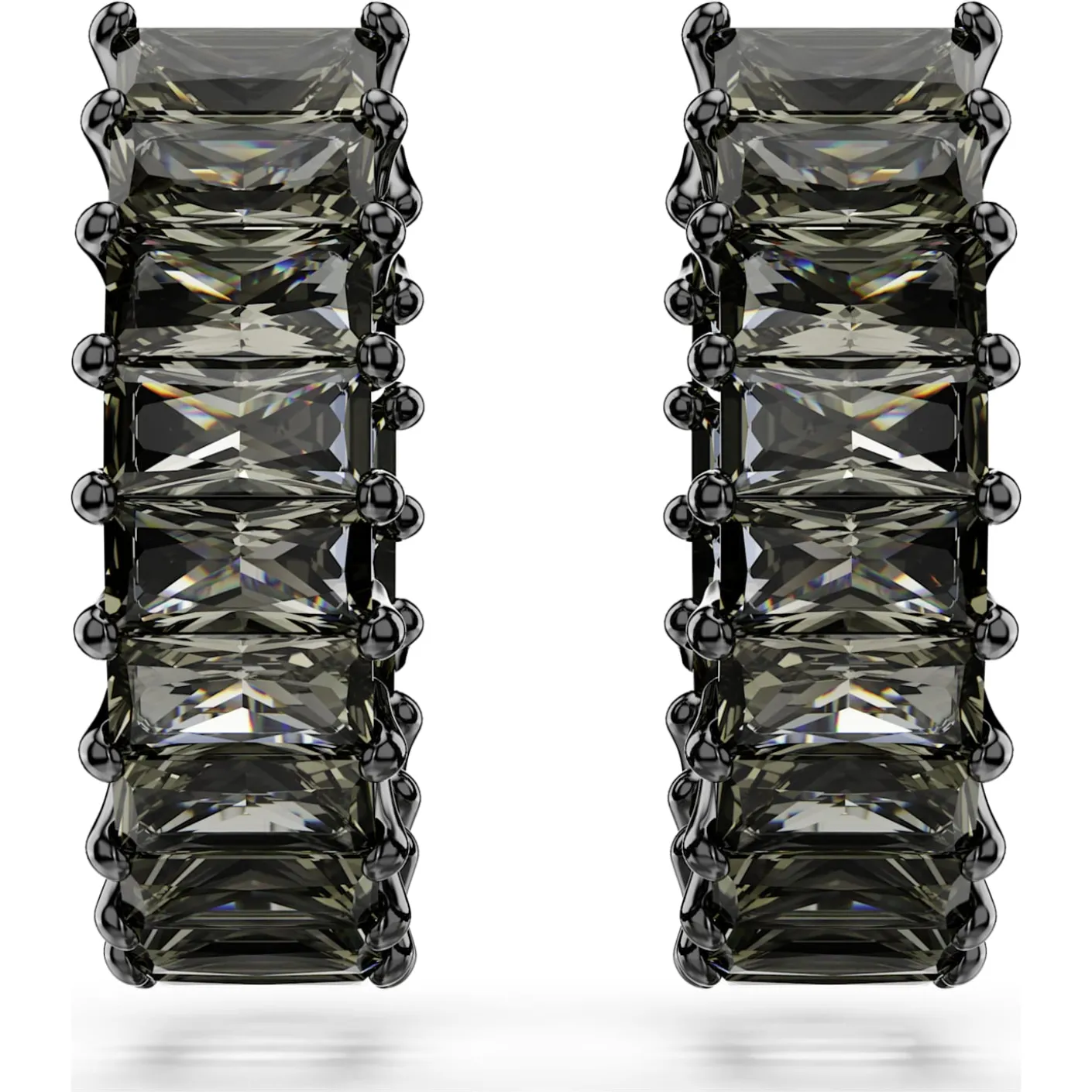Matrix hoop earrings
