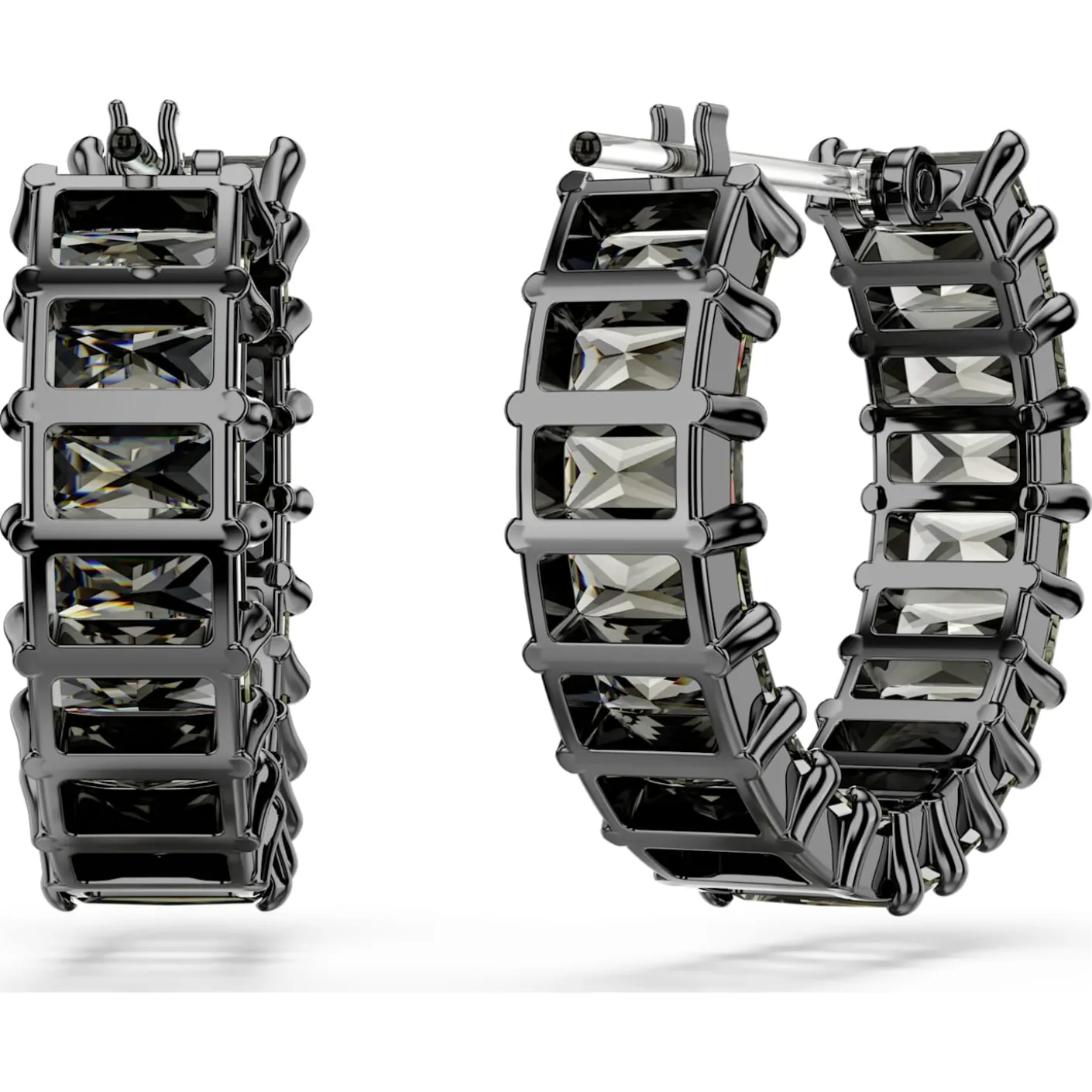 Matrix hoop earrings