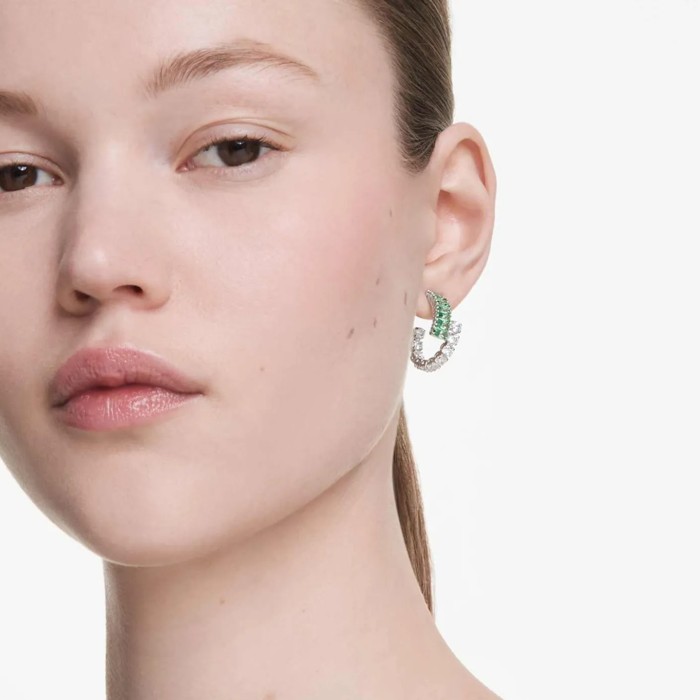 Matrix hoop earrings