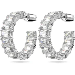 Matrix hoop earrings