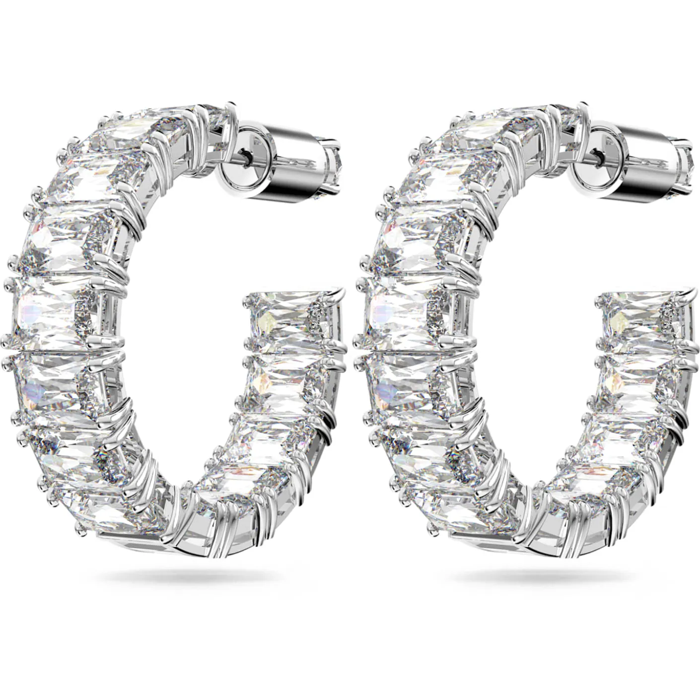 Matrix hoop earrings