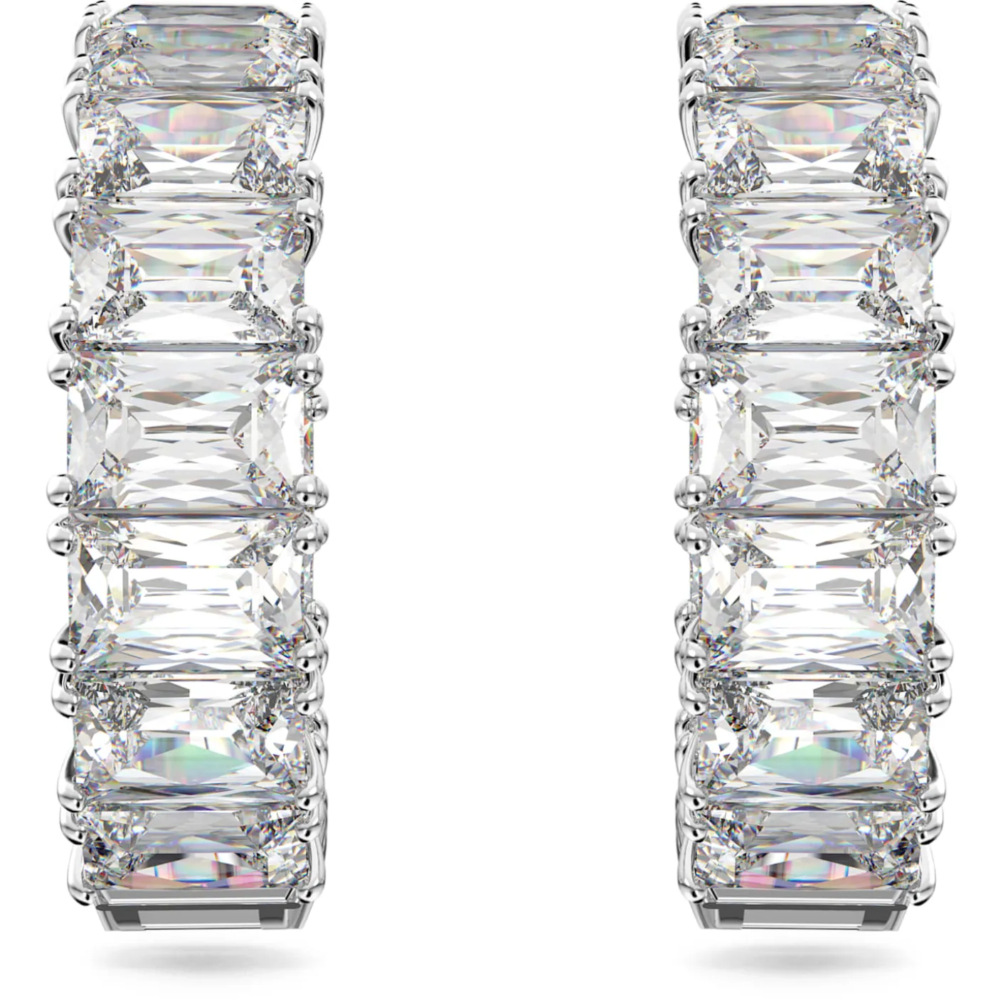 Matrix hoop earrings