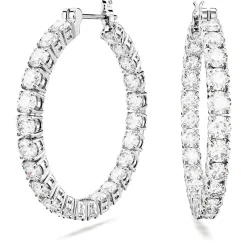 Matrix hoop earrings