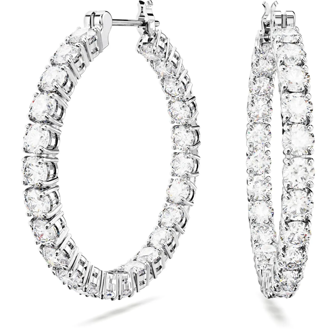 Matrix hoop earrings