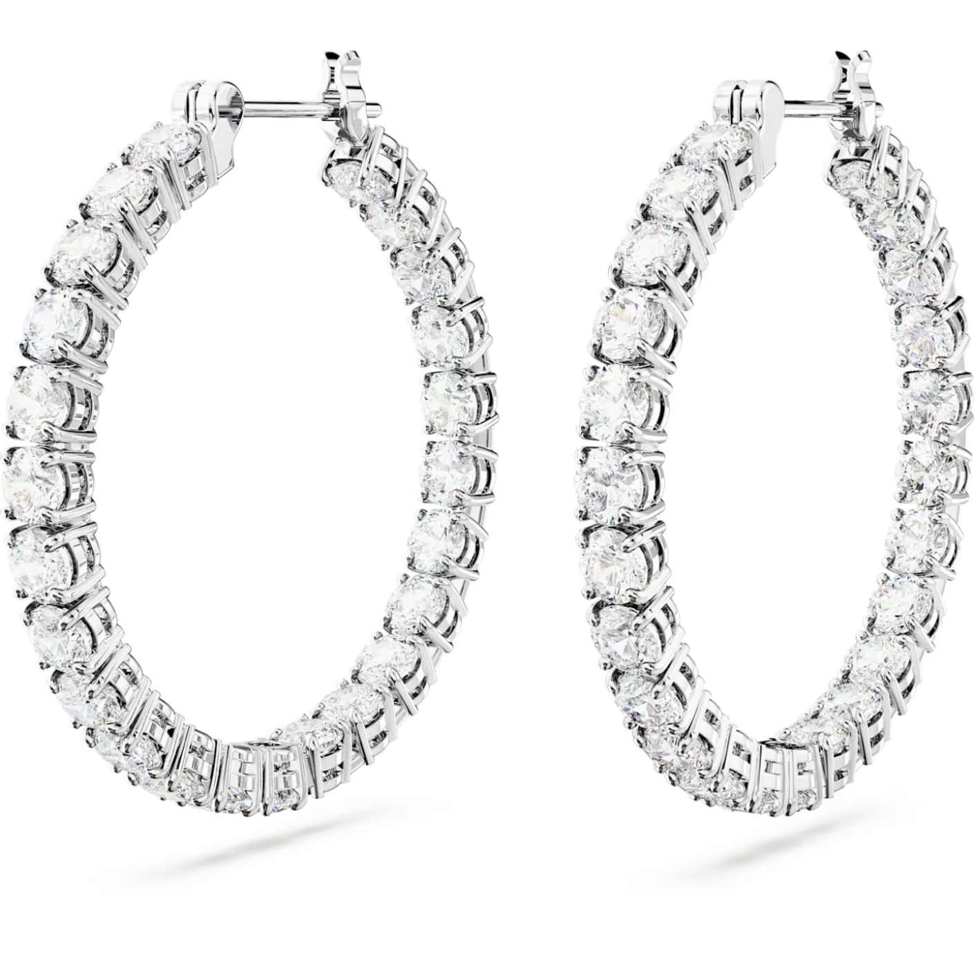 Matrix hoop earrings