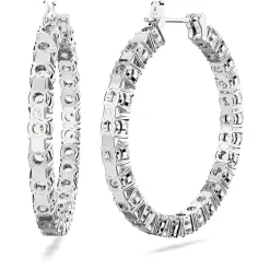 Matrix hoop earrings