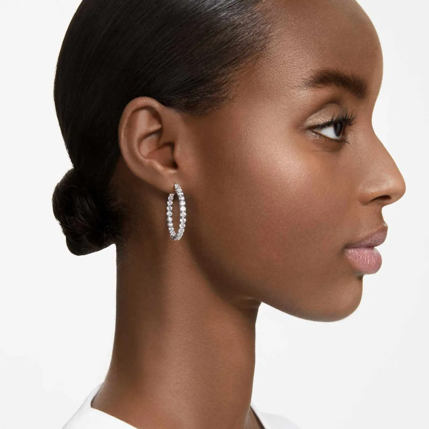 Matrix hoop earrings