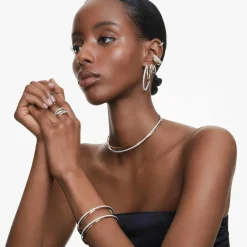 Matrix hoop earrings