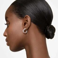 Matrix hoop earrings