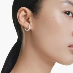 Matrix hoop earrings