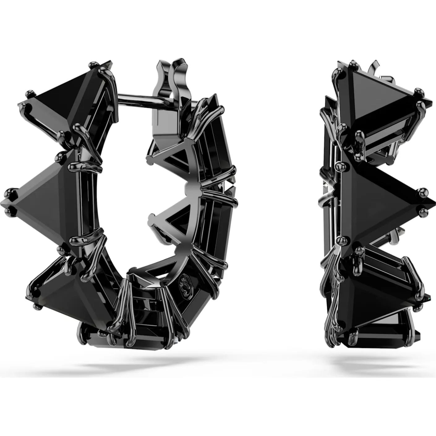 Matrix hoop earrings