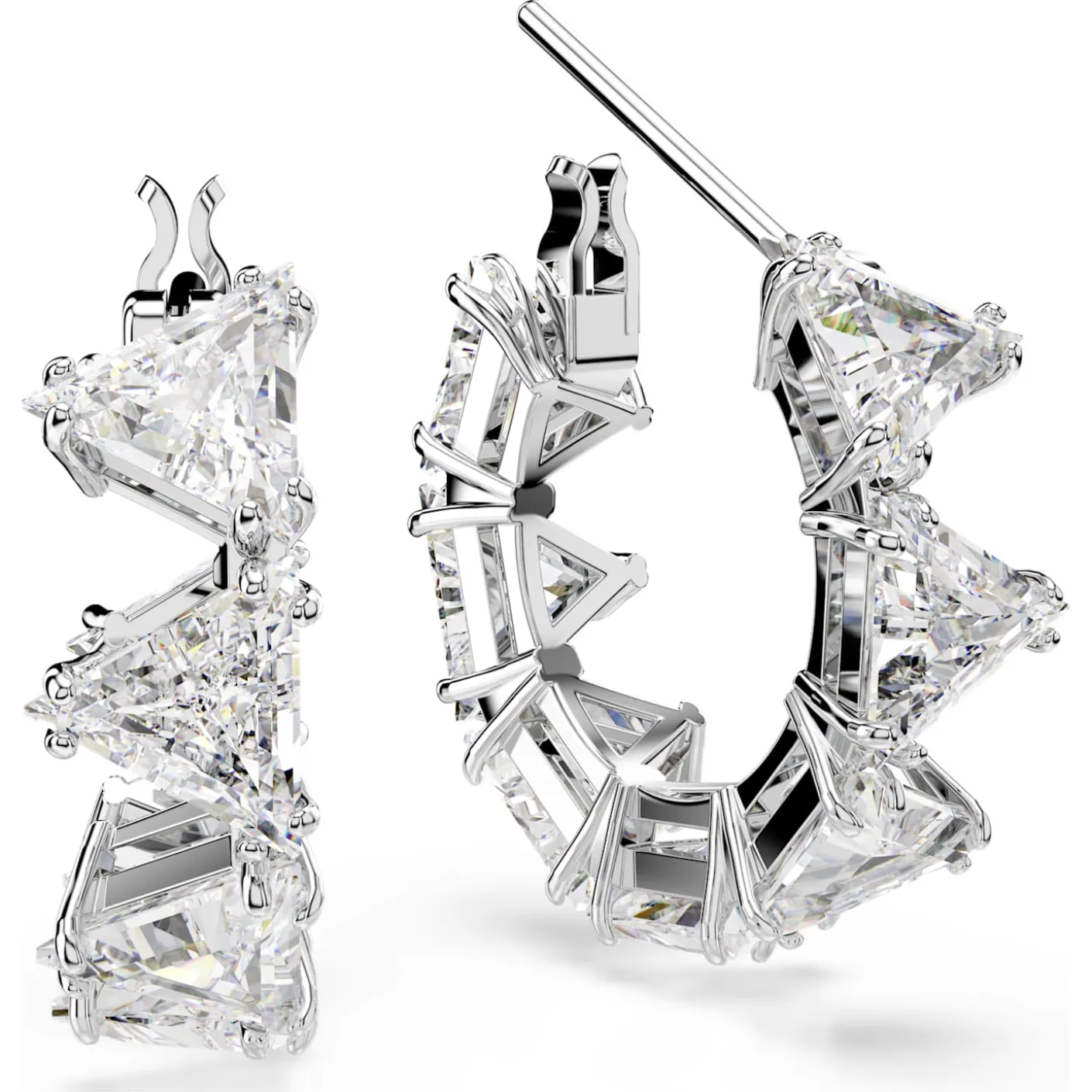 Matrix hoop earrings