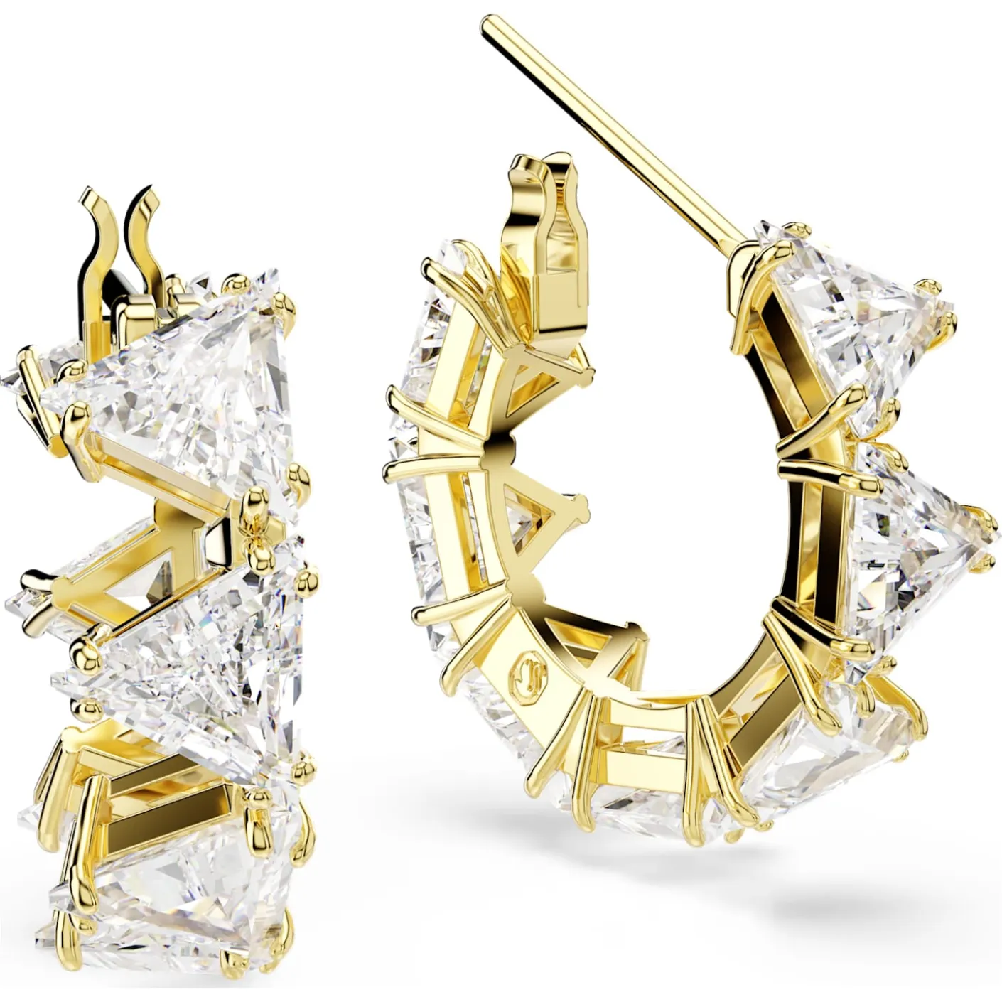 Matrix hoop earrings