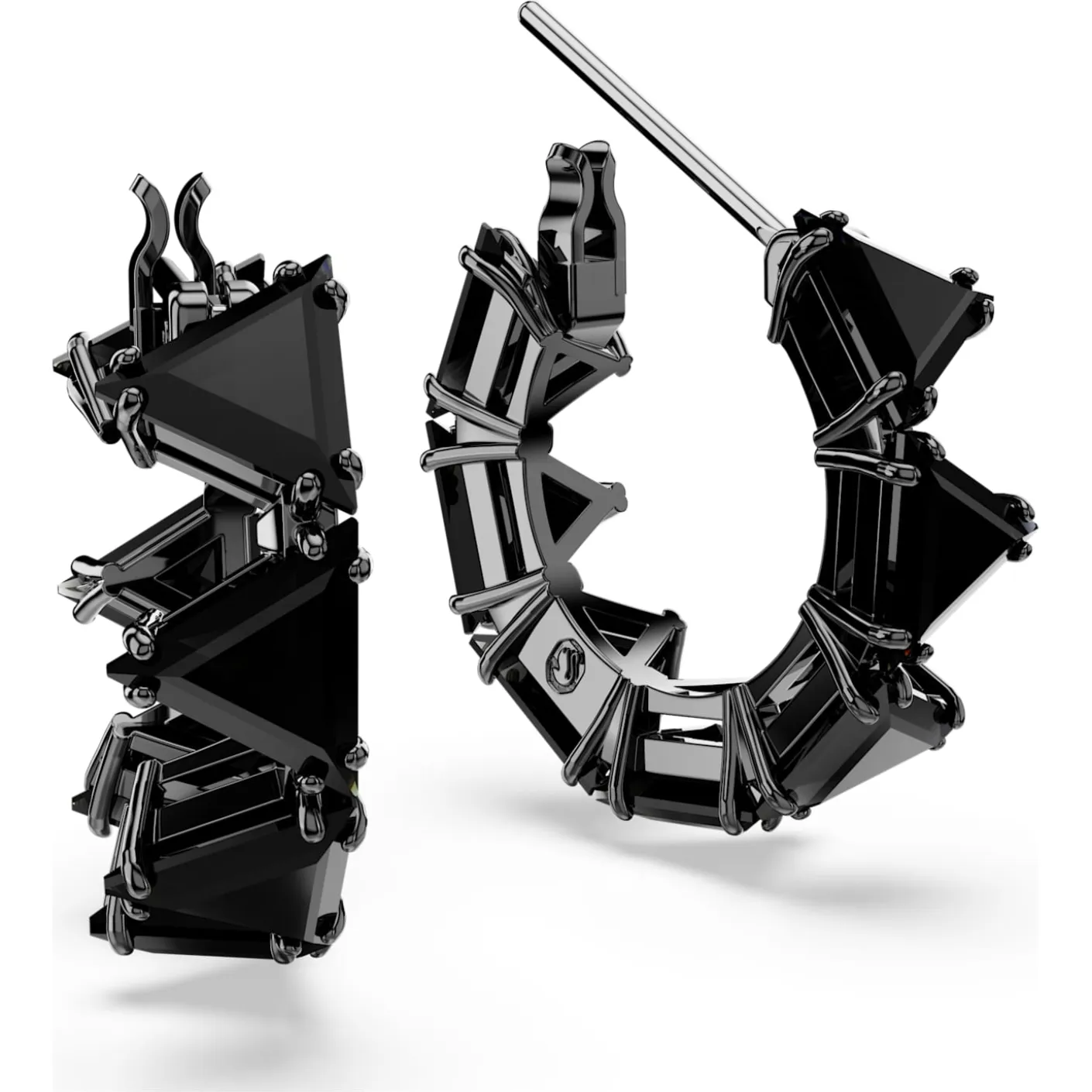 Matrix hoop earrings