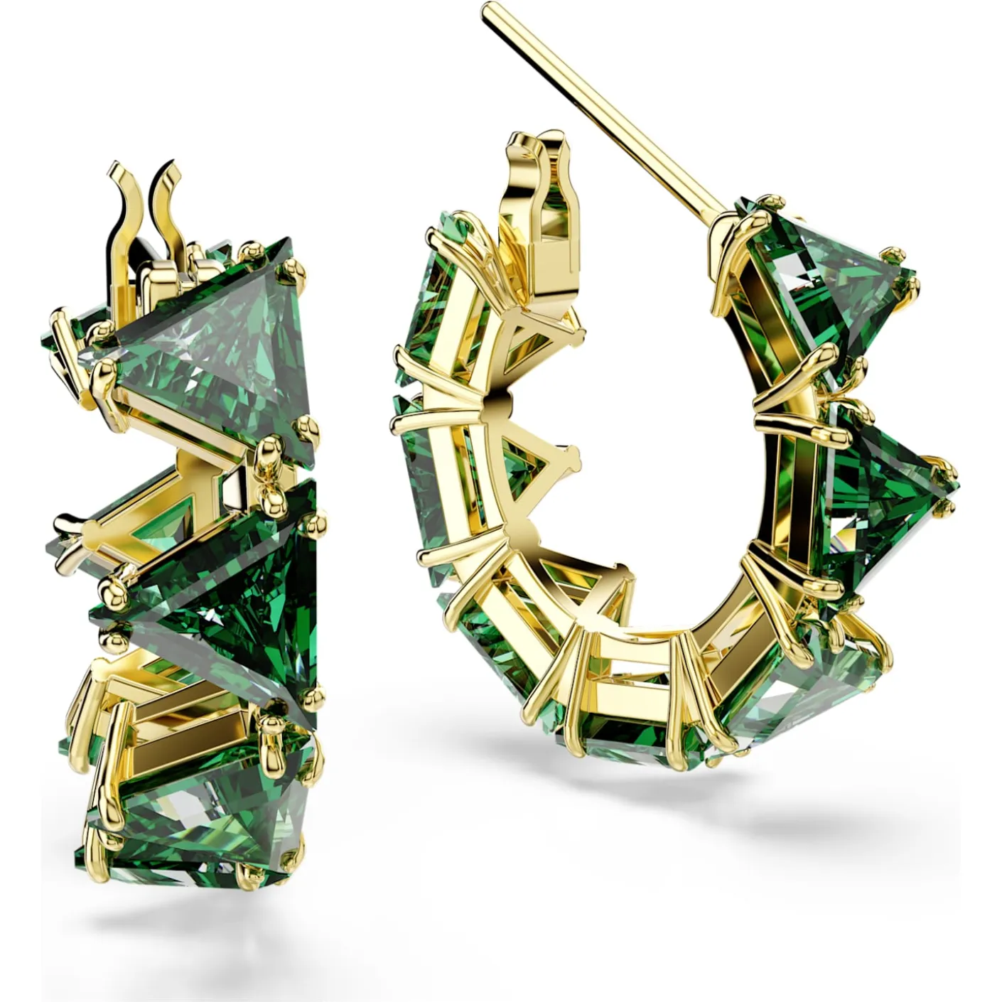 Matrix hoop earrings