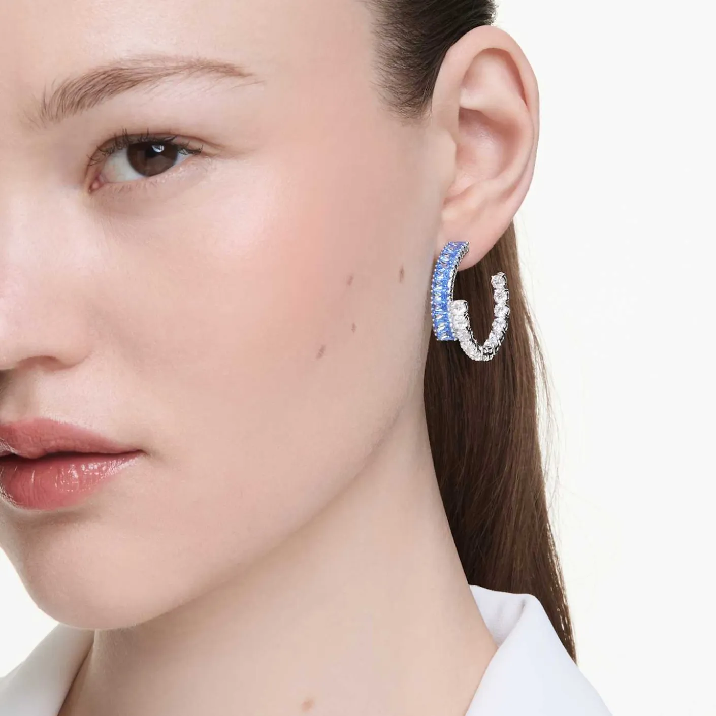 Matrix hoop earrings