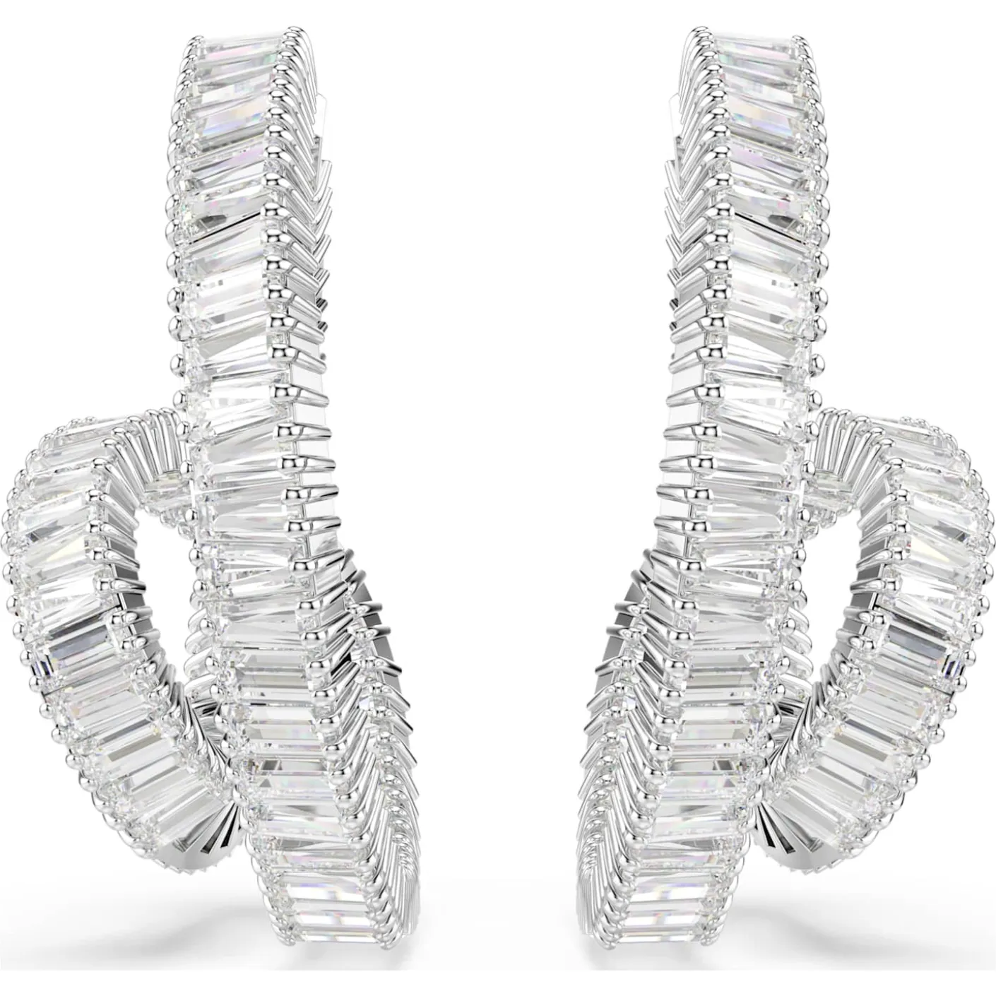 Matrix hoop earrings