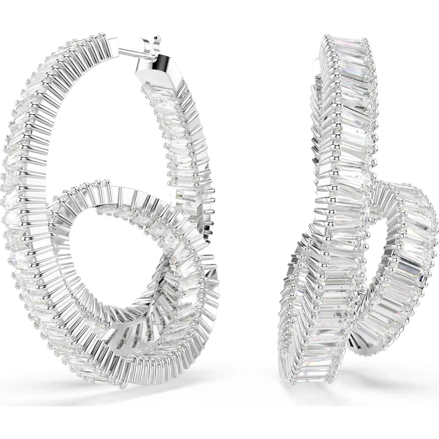 Matrix hoop earrings