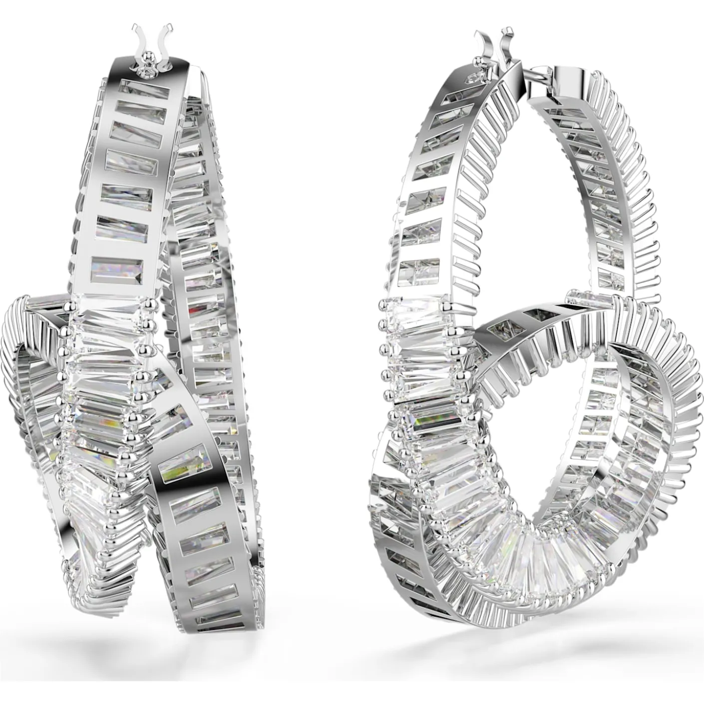 Matrix hoop earrings