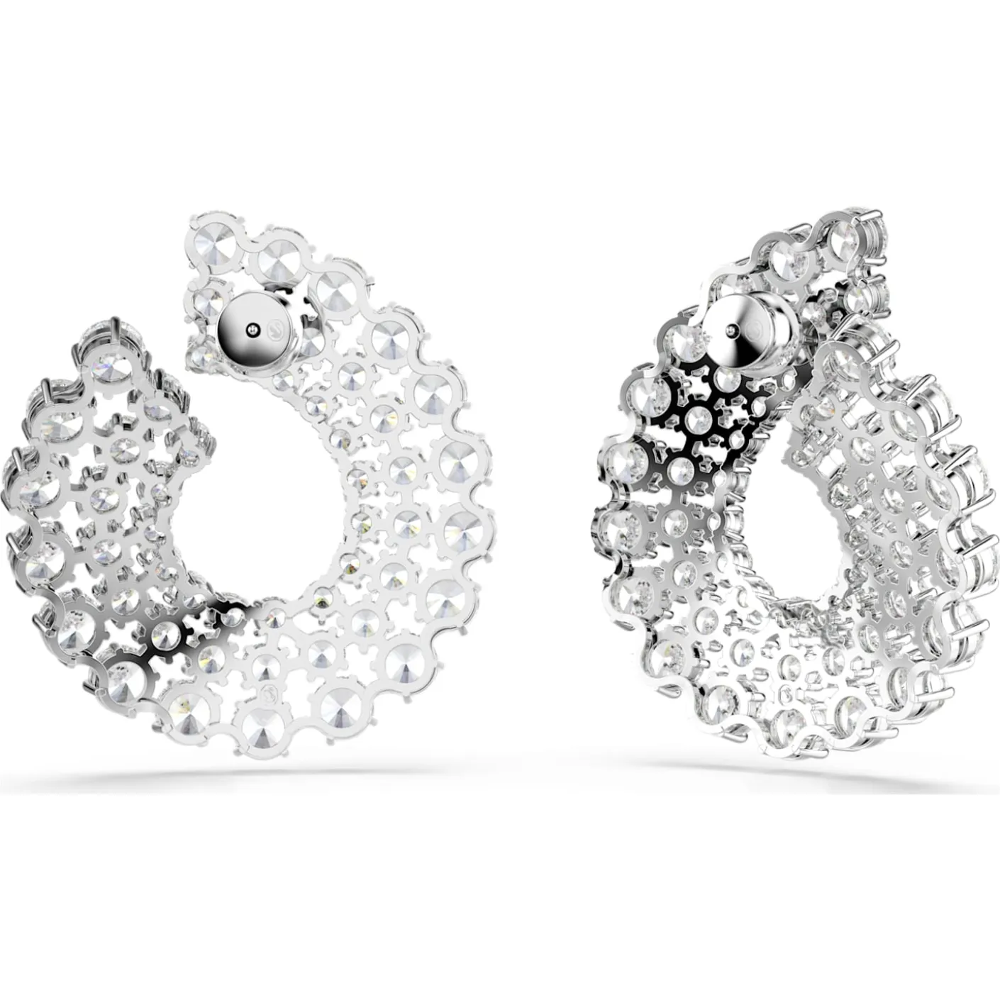 Matrix hoop earrings