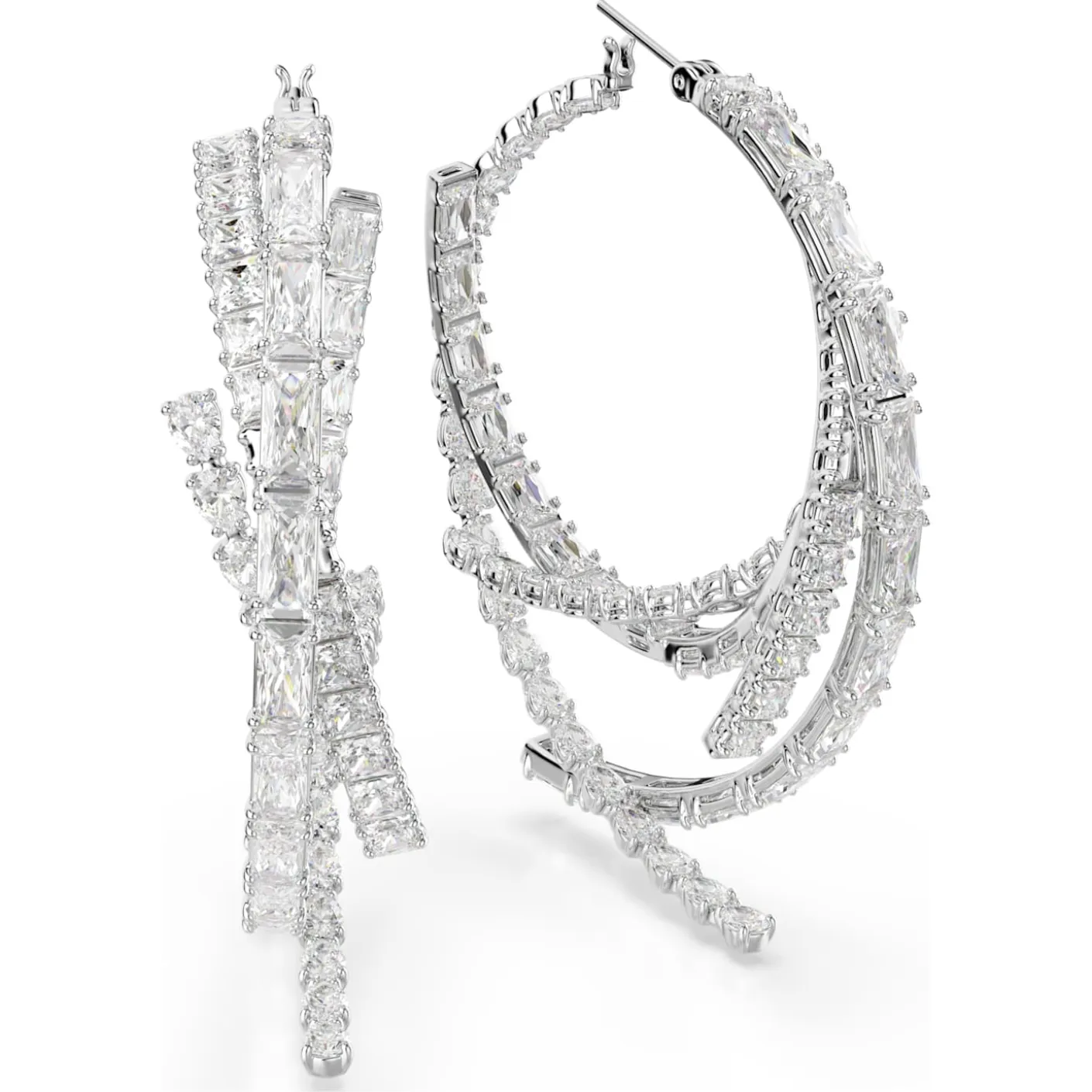 Matrix hoop earrings