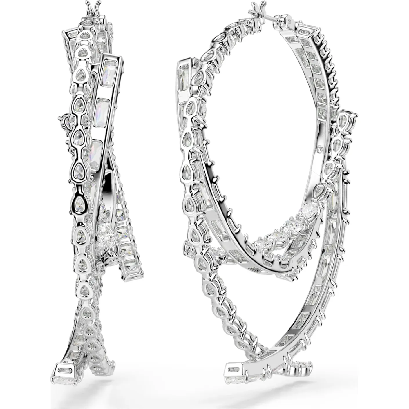 Matrix hoop earrings