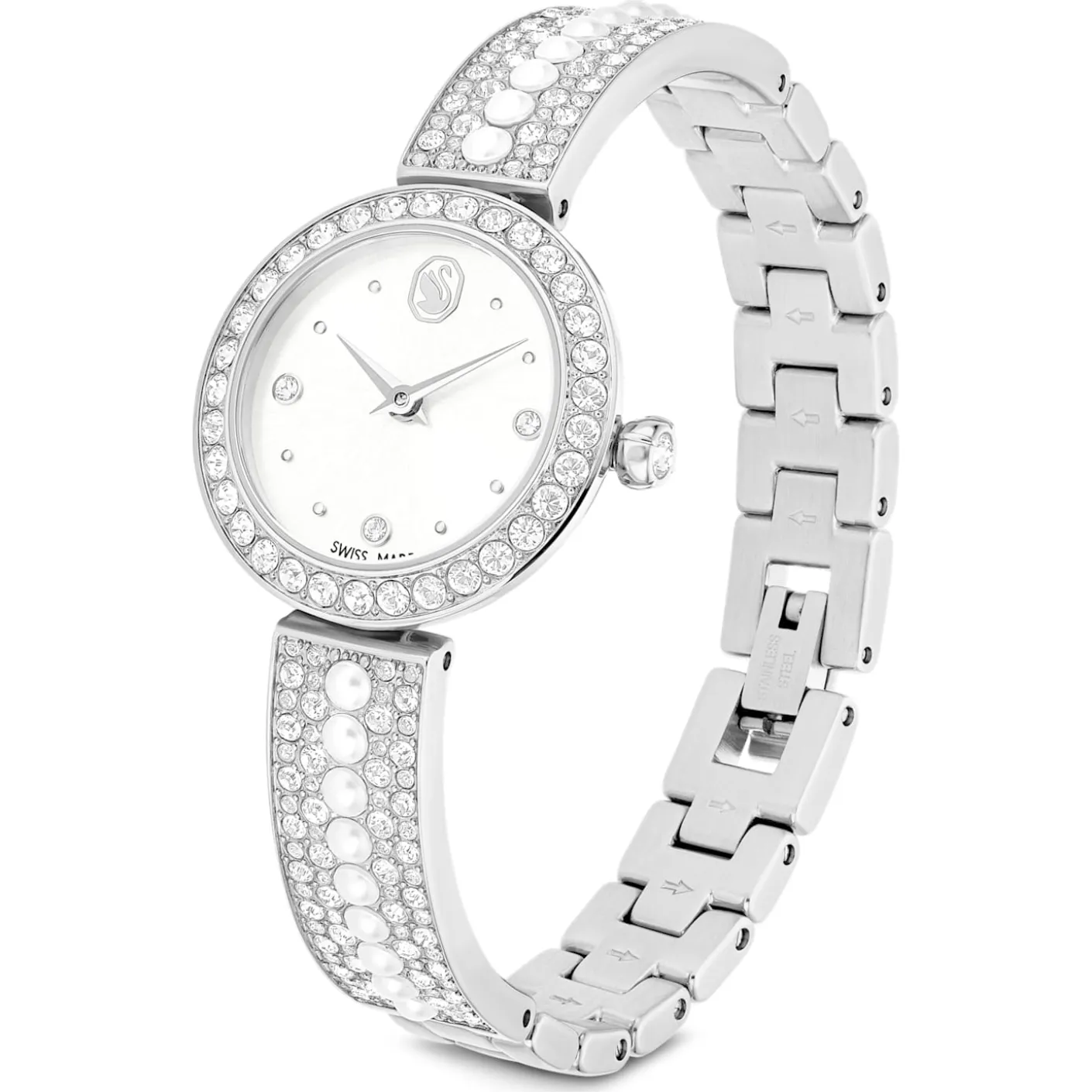 Matrix pearl bangle watch