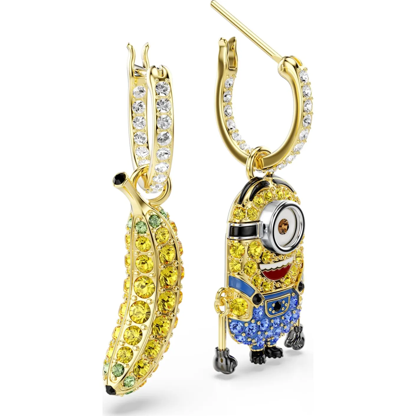 Minions Stuart and Banana drop earrings