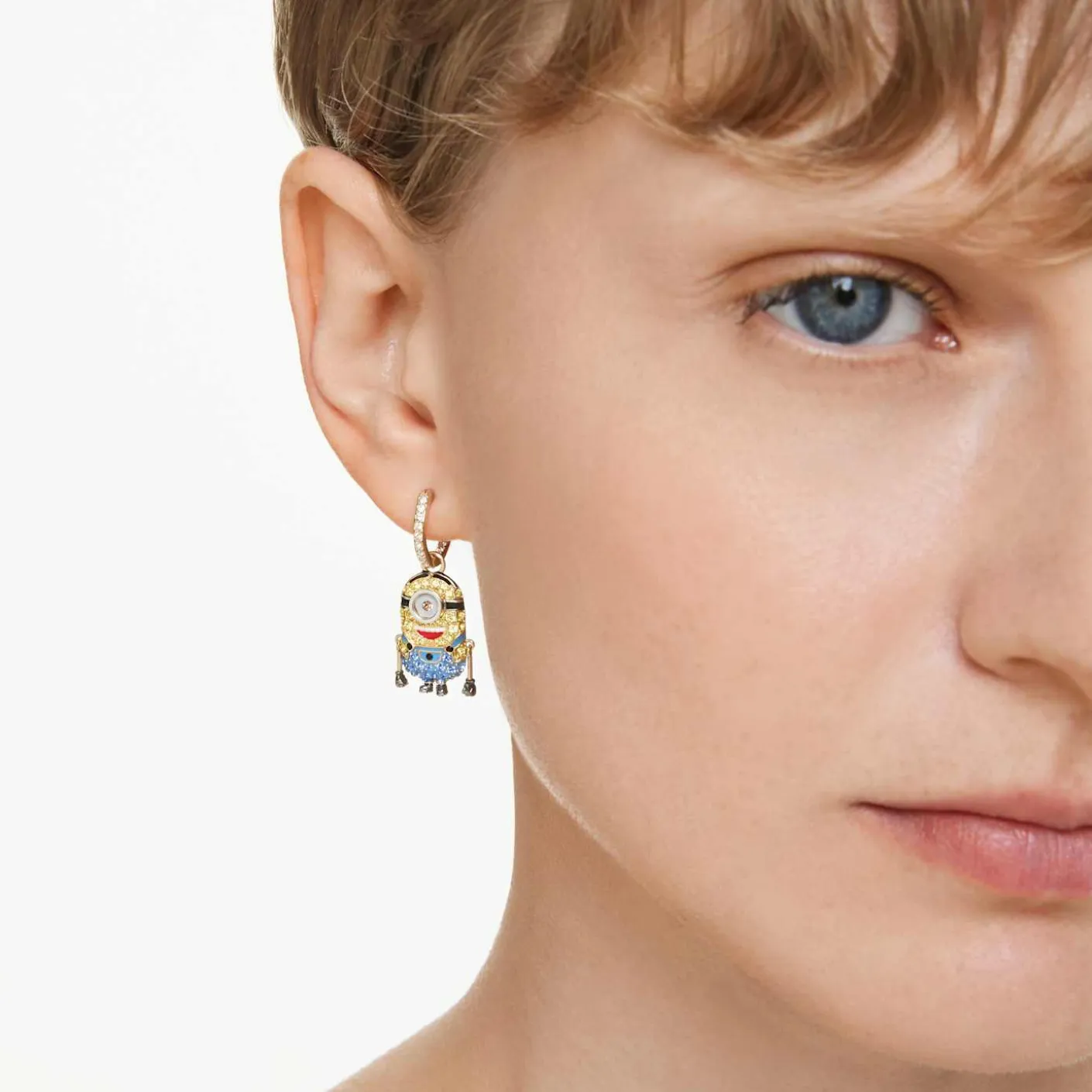Minions Stuart and Banana drop earrings