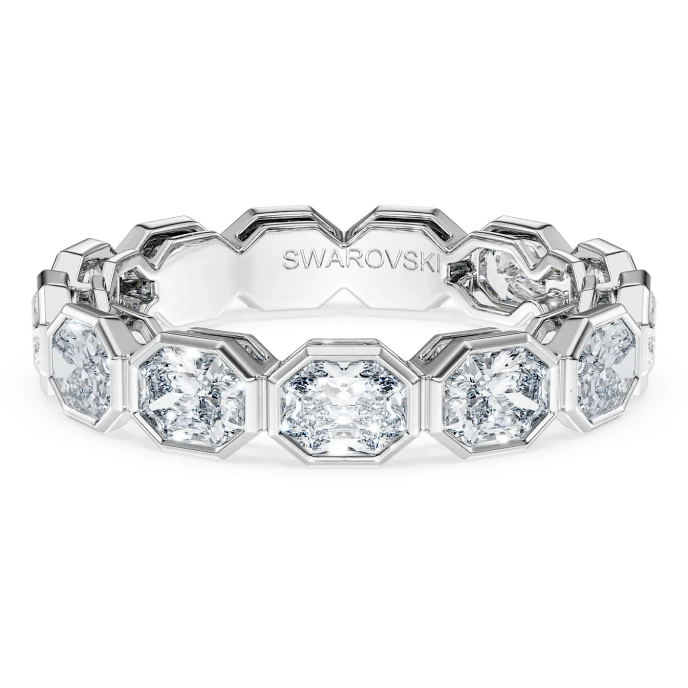 Octagon band ring