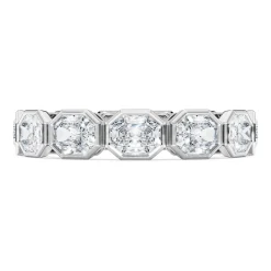 Octagon band ring