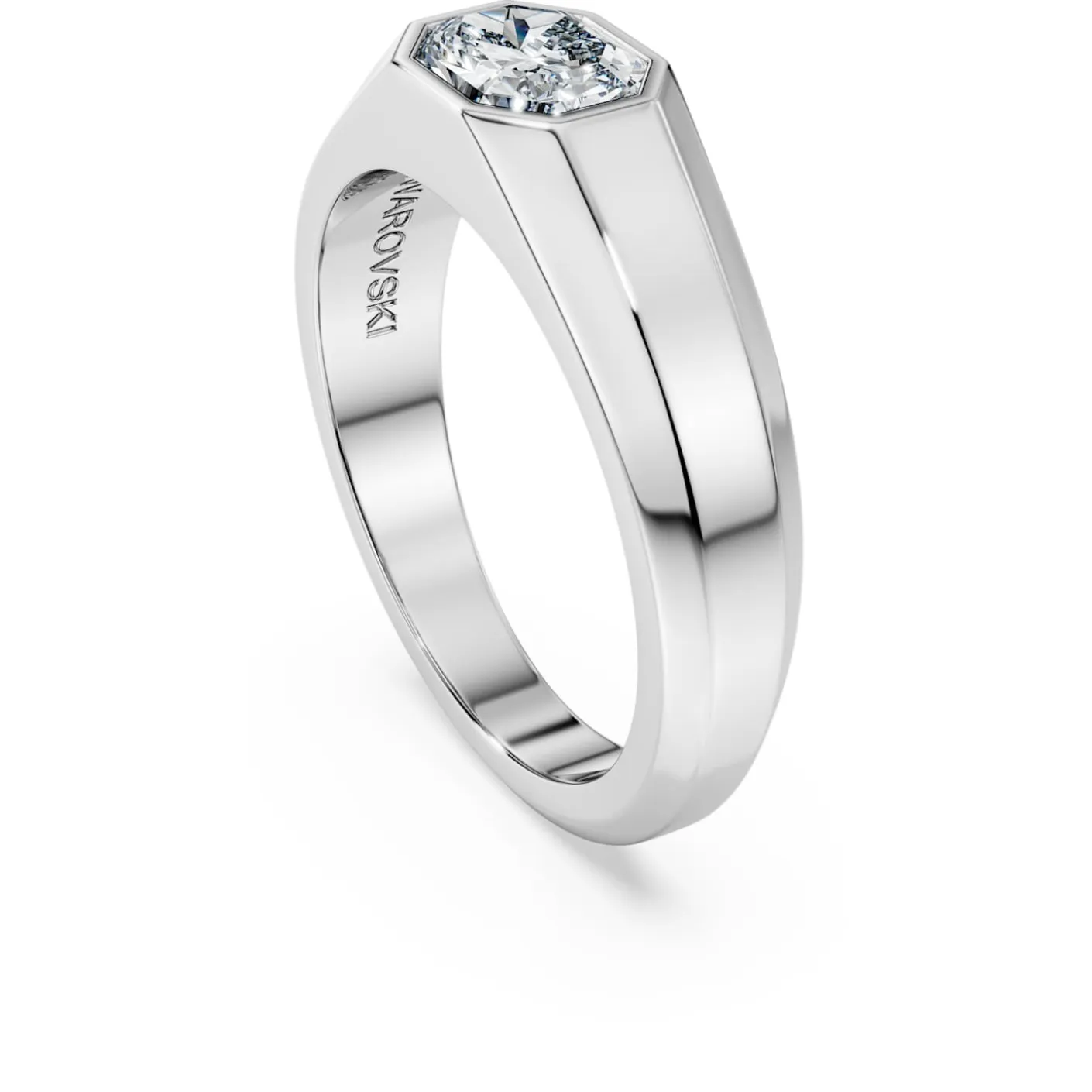 Octagon band ring