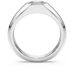 Octagon band ring