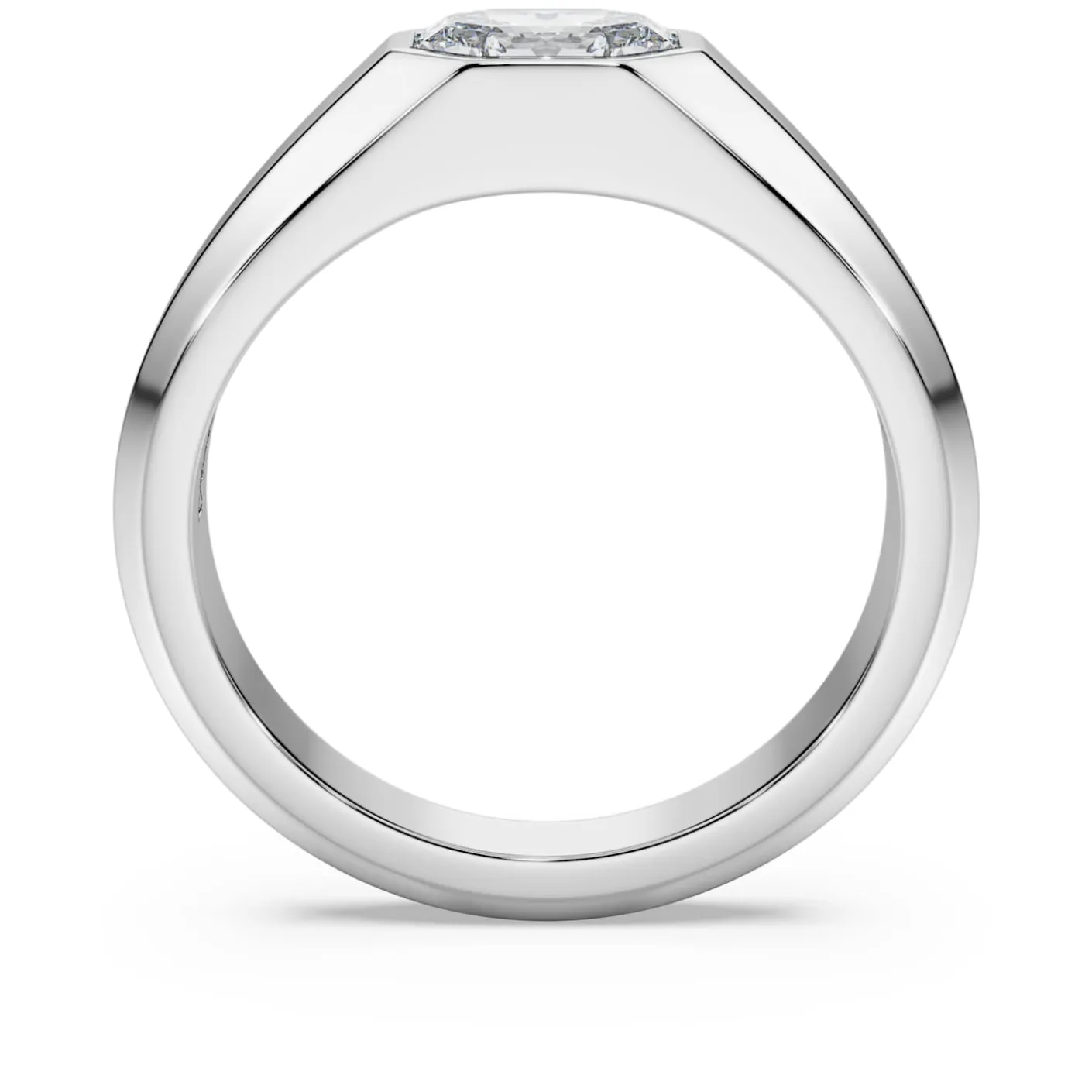 Octagon band ring
