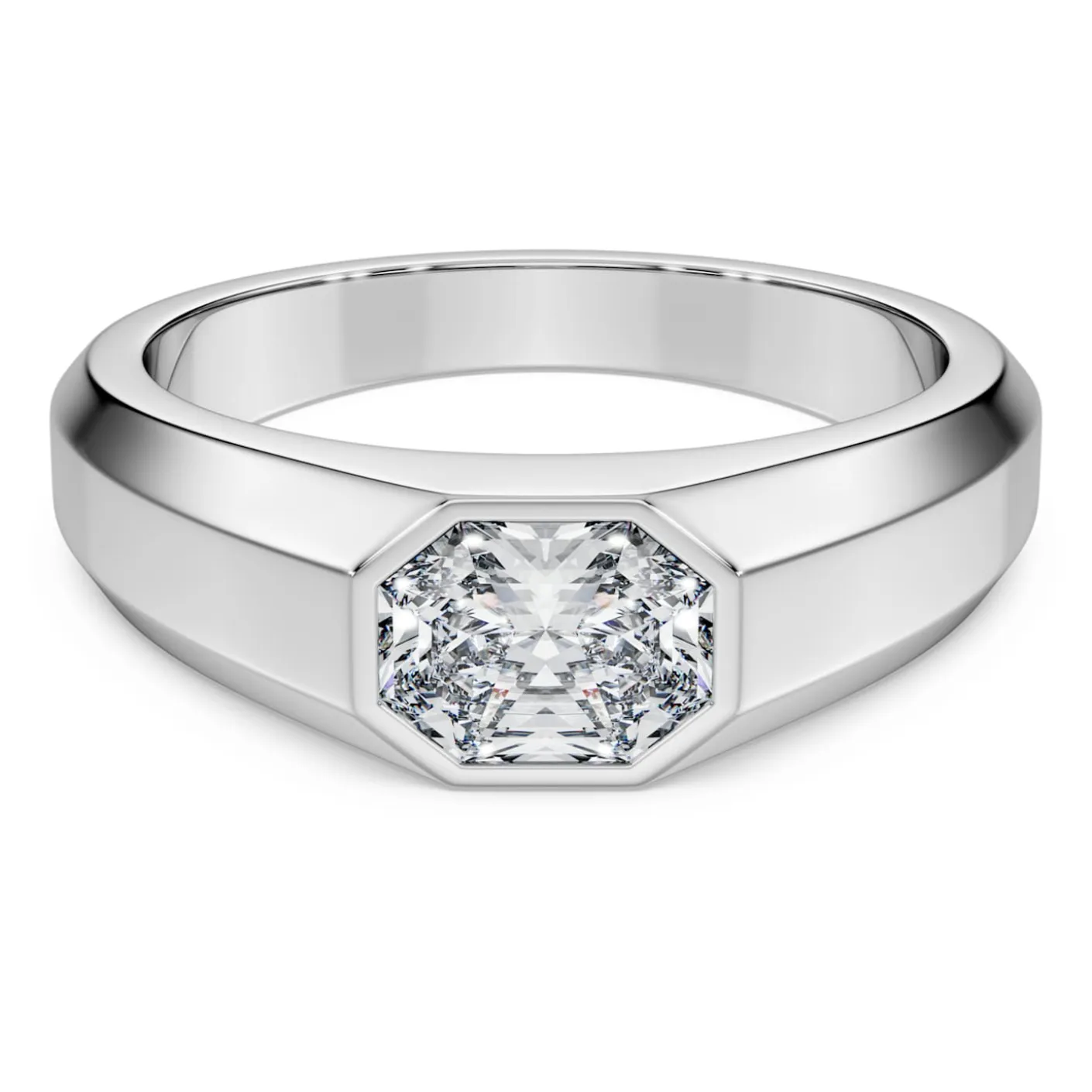 Octagon band ring