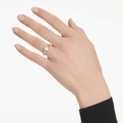 Octagon bezel ring