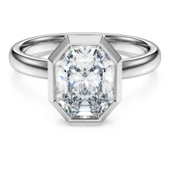 Octagon bezel ring
