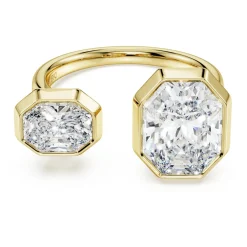 Octagon bezel ring