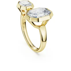 Octagon bezel ring