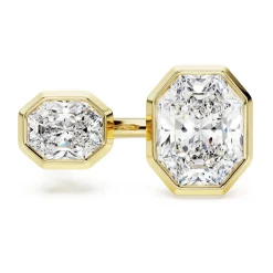 Octagon bezel ring