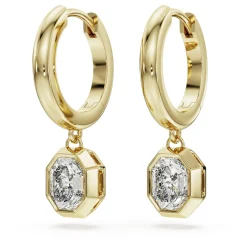 Octagon drop earrings