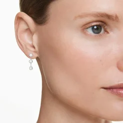 Octagon drop earrings