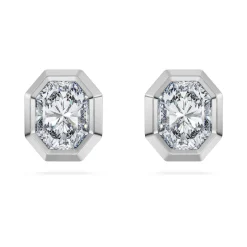 Octagon stud earrings