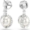 Snake drop earrings