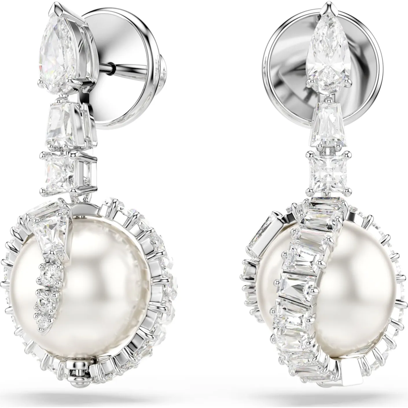 Snake drop earrings