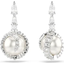 Snake drop earrings
